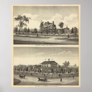 Transportgestell und Kilpatrick, Nebraska Poster