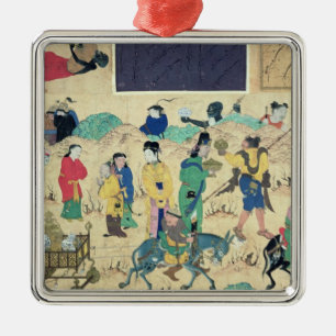 Transportieren von Keramiken Ornament Aus Metall