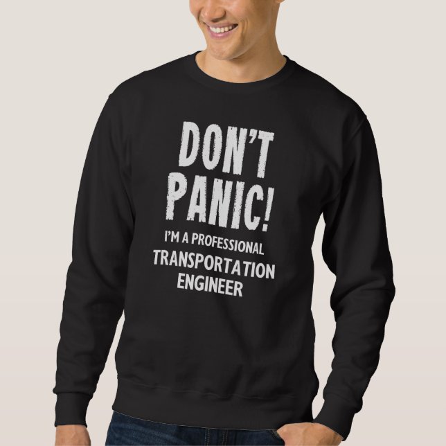 Transportingenieur Sweatshirt (Vorderseite)
