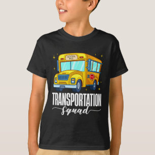 Transportkommando Erster Schultag Schulbus Willkom T-Shirt
