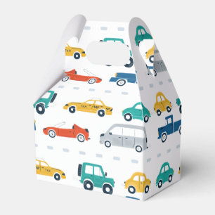 Transportthema Geburtstagswrapping Papier groß Geschenkschachtel