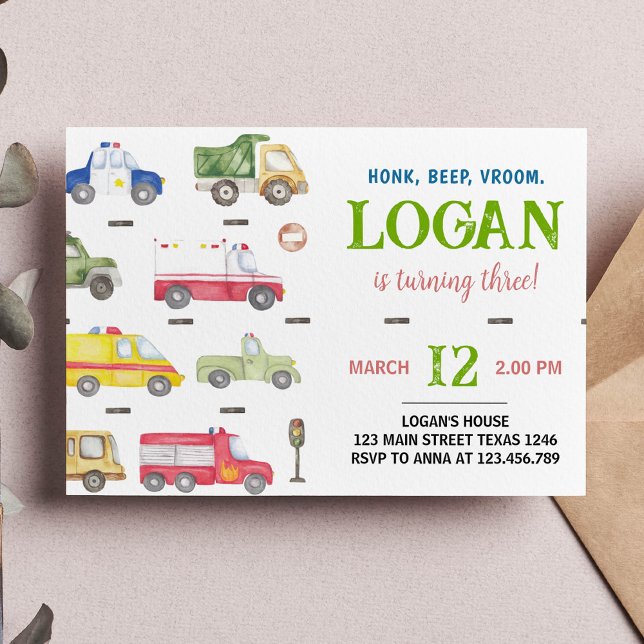 Transportwagen Einladung Geburtstagspartei (Von Creator hochgeladen)