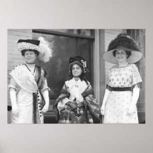 Transportwagen-Madison-Frühstück 1912 Poster