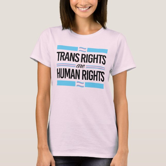 TRANSRECHTE SIND MENSCHENRECHTE T-Shirt (Vorderseite)