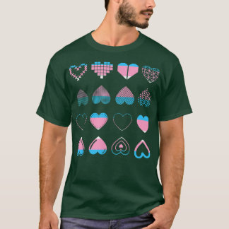 Transseual Flag Herts LGBT Train Trans Pride Monat T-Shirt