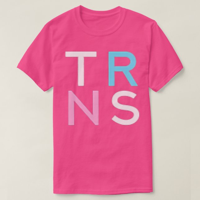 Transseual Transgender Pride Trans  T-Shirt (Design vorne)