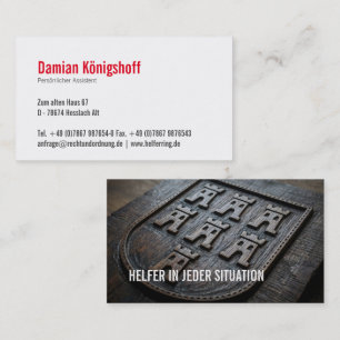 Transsilvanien inspiriert visitenkarte