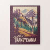 Transsilvanien Landschaft Illustration Reise Kunst
