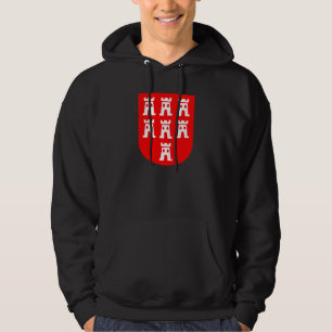 Transsilvanien Wappen rot weiß Hoodie
