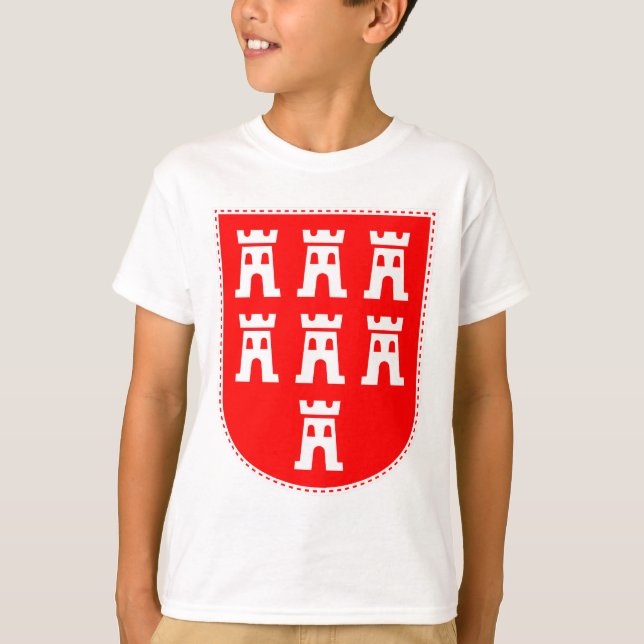 Transsilvanisches sächsisches Wappen T-Shirt (Vorderseite)