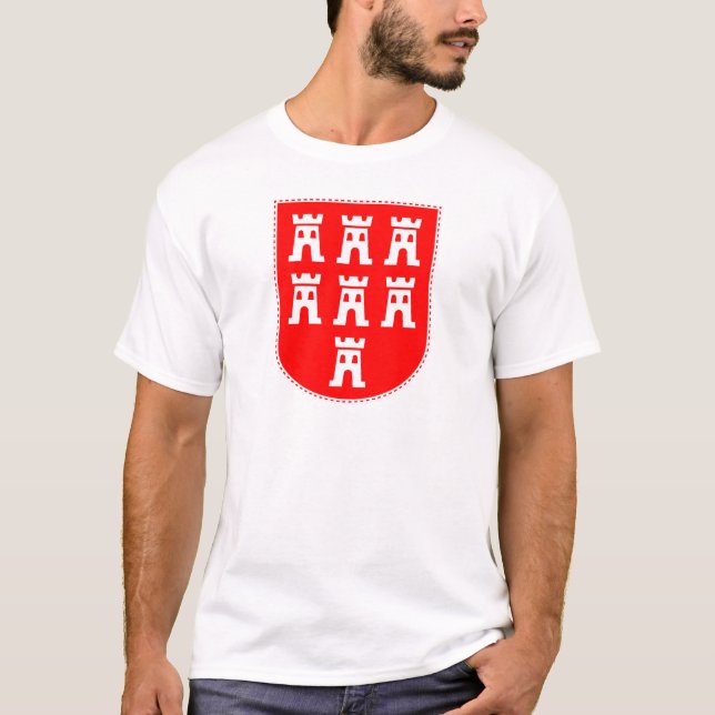 Transsilvanisches sächsisches Wappen T-Shirt (Vorderseite)