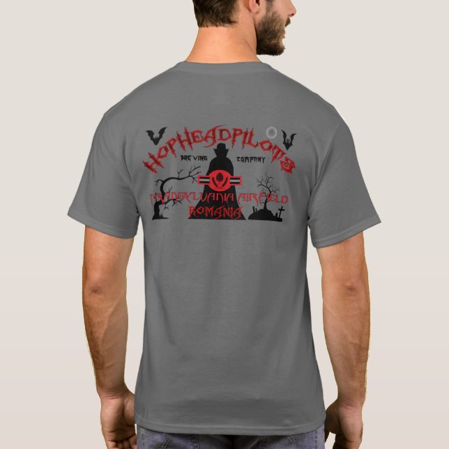 Transsylvania Airfield Rumänien T-Shirt (Rückseite)