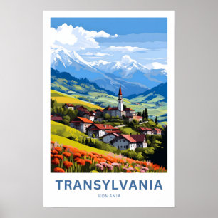 Transsylvania Rumänien - Reise Print Poster