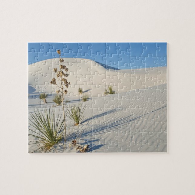 Transverse Dunes, Yucca, Schatten Puzzle (Horizontal)