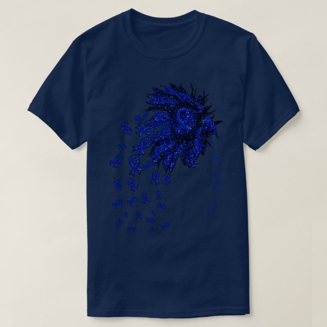 Transverse Myelitis Awareness Sonnenblumen Band fl T-Shirt (Design vorne)