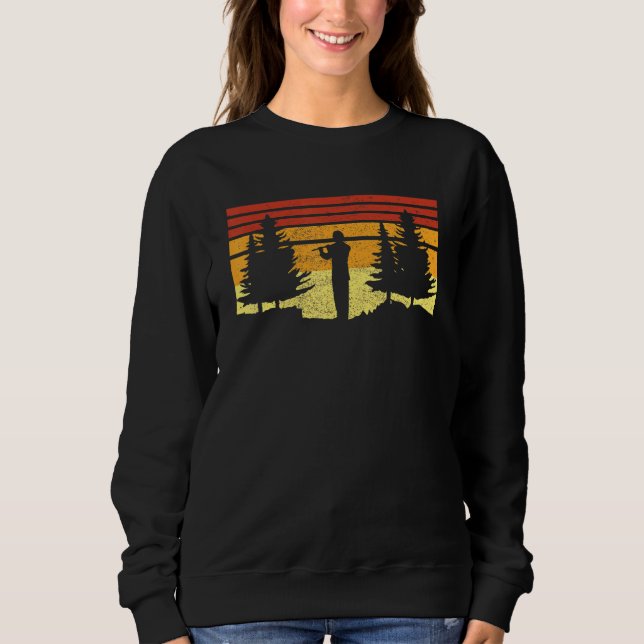 Transverser Flute Player Musiker Flute Sweatshirt (Vorderseite)
