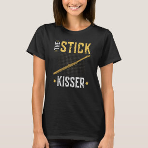 Transverses Flute Intrusion The Stick Kisser Retro T-Shirt