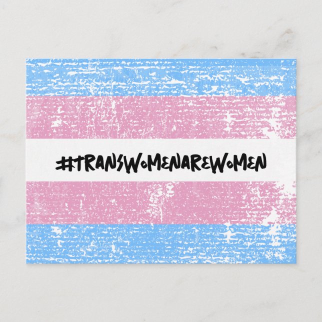 #TRANSWOMENAREWOMEN POSTKARTE (Vorderseite)