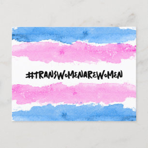 #TRANSWOMENAREWOMEN Postkarte