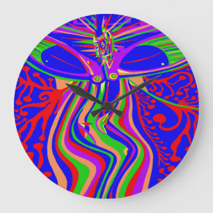 Transzendenz Evolution Große Wanduhr