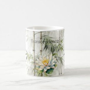 Transzendenz Lotus Bambus Gelassenheit Buddhismus Kaffeetasse
