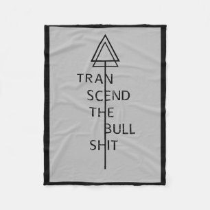 Transzendiere den Bull Sht Yoga Camping Wear  Fleecedecke