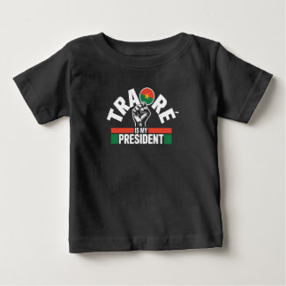 Traore Ibrahim Traoré ist mein Präsident - Captain Baby T-shirt