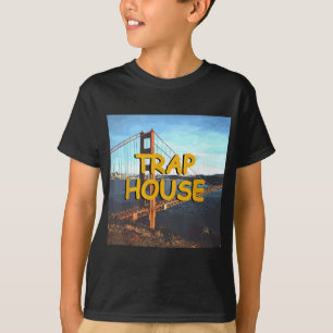 Trap House Hip Hop EDM Rave Festival Moon and Star T-Shirt
