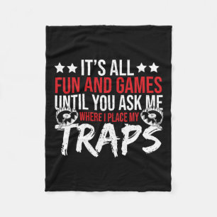 Trap Hunter Stuff Tools Trapping Gear Coyote Trapp Fleecedecke