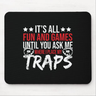 Trap Hunter Stuff Tools Trapping Gear Coyote Trapp Mousepad