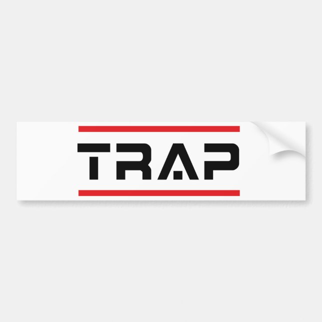 Trap Music Autoaufkleber (Vorne)