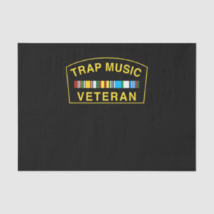 Trap Music Veteran - Hip Hop Urban Streetwear Seidenpapier