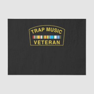 Trap Music Veteran - Hip Hop Urban Streetwear Seidenpapier