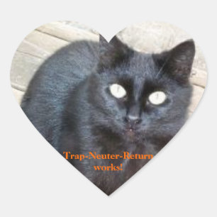 Trap-Neuter-Return-Herzkleber Herz-Aufkleber