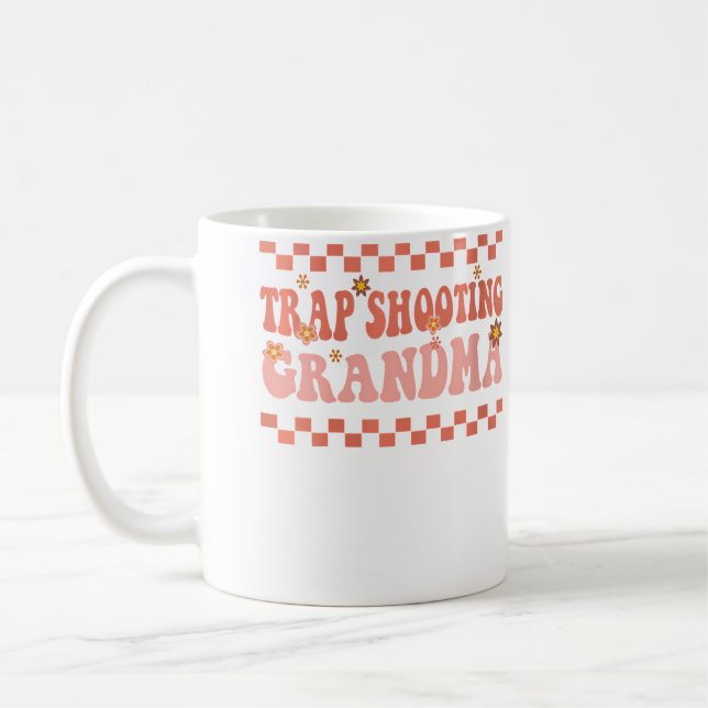 Trap Shooting Grandma Trap Shooters Clay Pigeon Sh Kaffeetasse (Links)