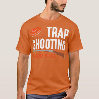 Trap Shooting Sports Clay Pigeon Rifle Shooter T-Shirt
