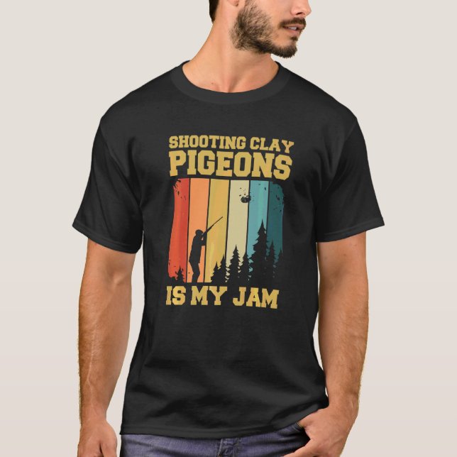 Trap-Shooting-Zitat für einen Pigeon-Shooter T-Shirt (Vorderseite)