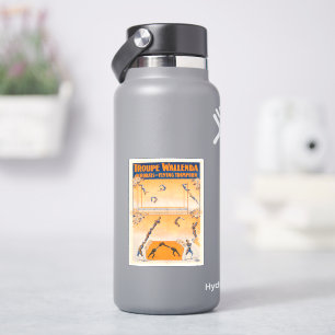 Trapez, Akrobaten und Flugtrampolis Aufkleber