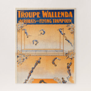 Trapez, Akrobaten und Flying Trampolin Puzzle