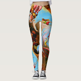 Trapeze-Akrobatengymnast-Yoga-Hosen-Laufen Leggings