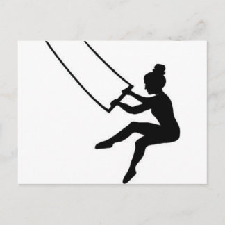 trapeze_artist postkarte