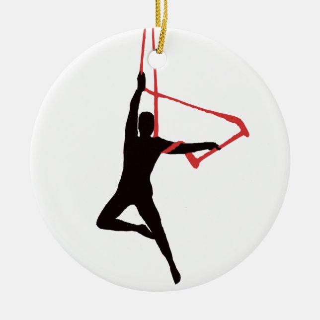 Trapeze-SchwingenAerialists Keramikornament (Vorne)