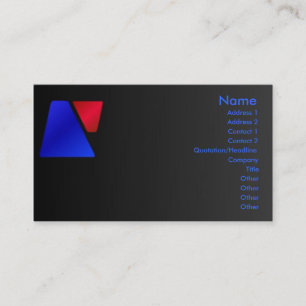 Trapezoid-Visitenkarte Visitenkarte