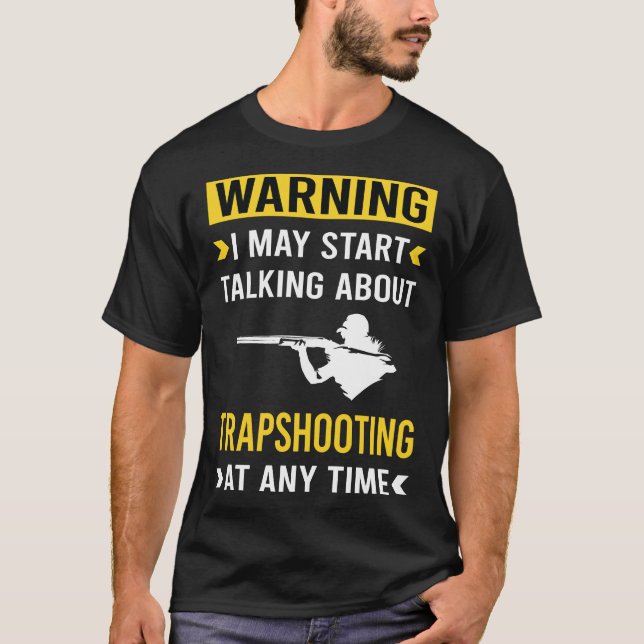 Trapshoottrappe, die das Ziel schießt T-Shirt (Vorderseite)