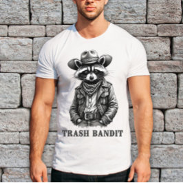 Trash Bandit Raccoon, Funny Raccoon Lover Vintag T-Shirt
