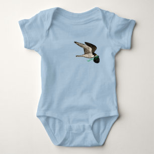 Trash Falcons Muffin 1sie- Baby Blue Baby Strampler