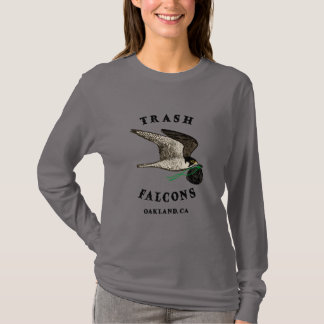Trash Falcons Offiziell Longsleeve - Grau T-Shirt