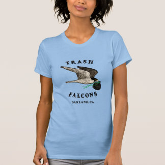 Trash Falcons Offiziell Tee Shirt - Light Blue