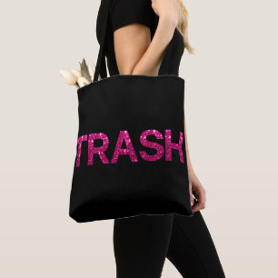 Trash Hot Pink Glitzer