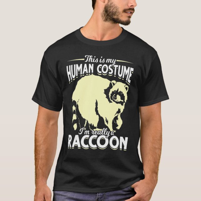 Trash Panda Kostüm Party Forest Animal Raccoon T-Shirt (Vorderseite)